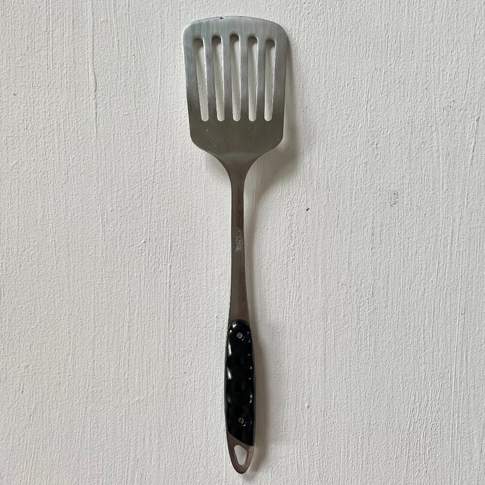 vintage Stainless Steel 14.5 Inch Large Spatula Flipper Metro Basics Kitchen